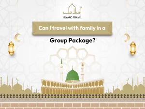 Can I travel with family in a group package