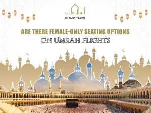 Are there female-only seating options on Umrah flights