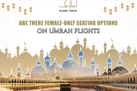 Are there female-only seating options on Umrah flights