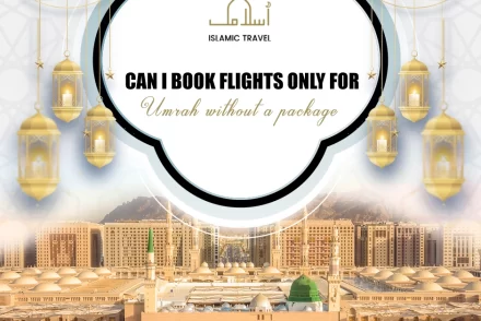 Can I book an Umrah flight without a package