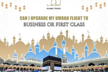 Can I upgrade my Umrah flight to business or first class